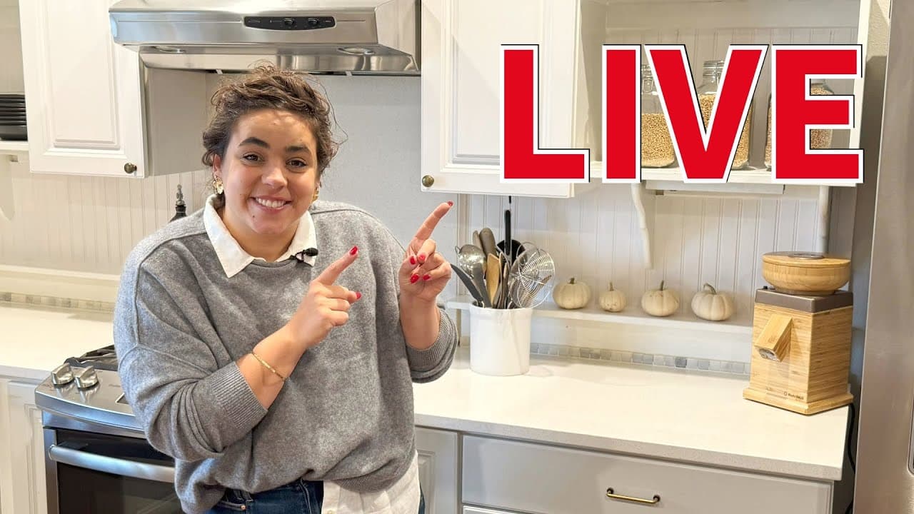 Cover Image for Youtube video: Friendsgiving Meal Prep! Spatchcocking turkey and MORE!! - LIVE!