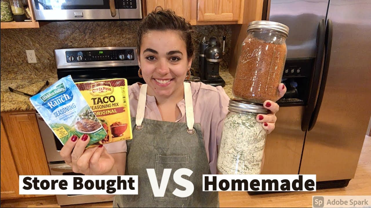 Cover Image for Youtube video: Homemade Ranch Seasoning and Taco Seasoning