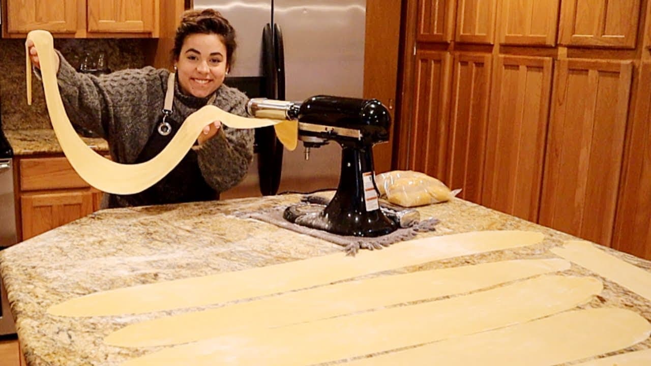 Cover Image for Youtube video: Making a years worth of homemade pasta!