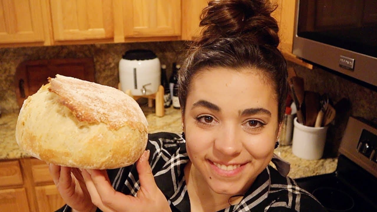 Cover Image for Youtube video: The Easiest Rustic Bread Loaf In less than 5 minutes of Working Time!