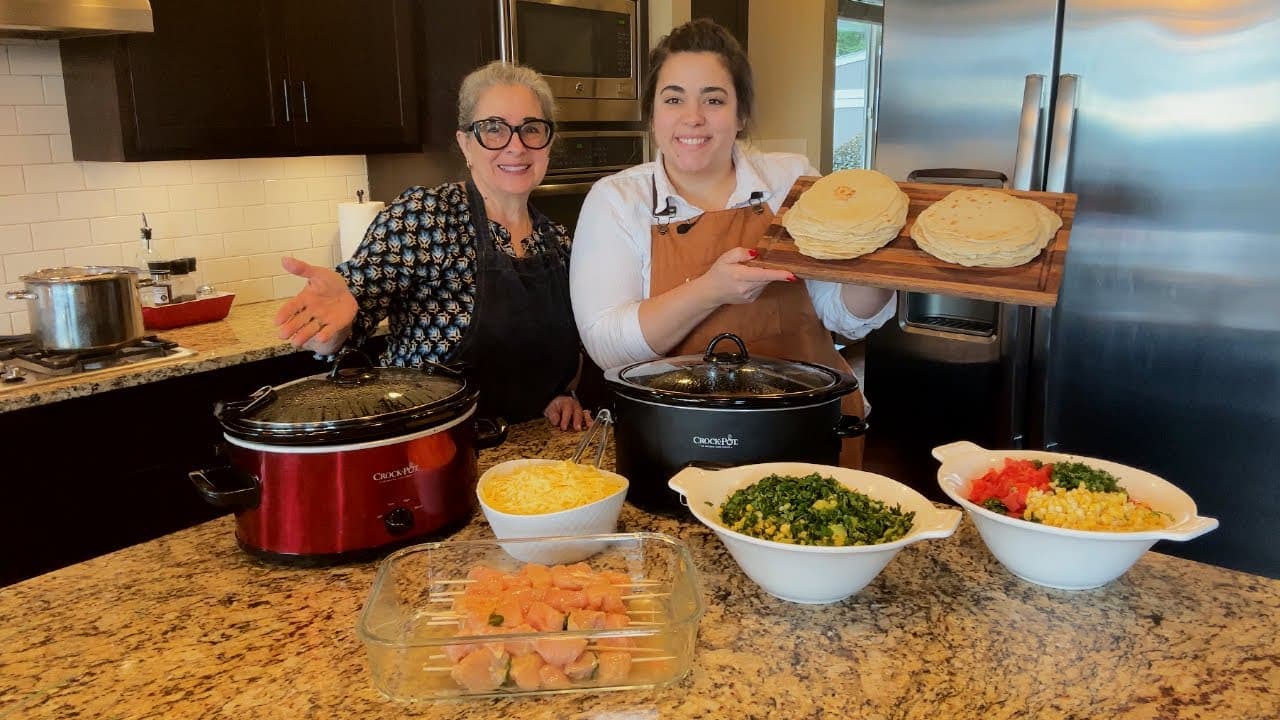 Cover Image for Youtube video: Using Freezer Meals to Pull Together a LARGE Family Dinner!