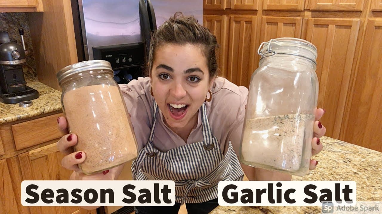 Cover Image for Youtube video: Homemade Seasoned Salt and Garlic Salt