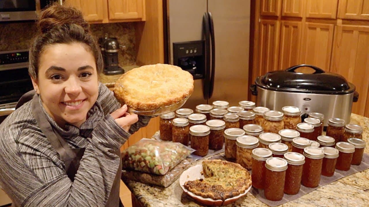 Cover Image for Youtube video: Massive Canning and Food Prep DAY!