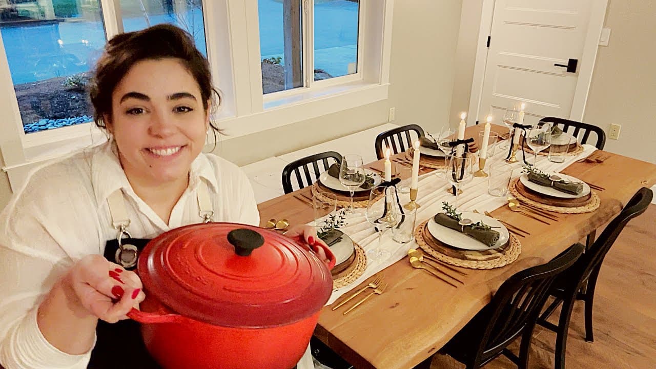 Cover Image for Youtube video: A Cozy & Delicious from Scratch Dinner Party that Didn't Go as Planned!