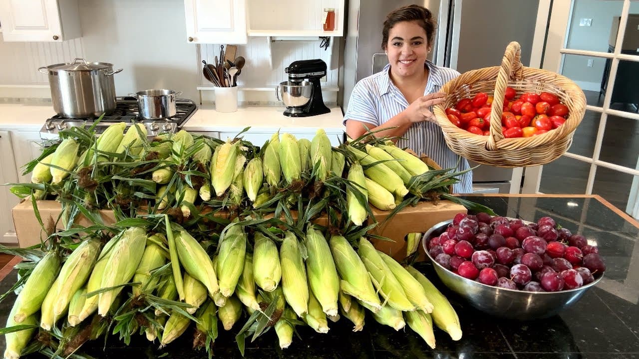 Cover Image for Youtube video: It was exhausting but worth it! Preserving a Years Worth of Corn!