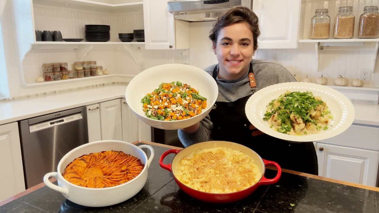 Cover Image for Youtube video: Four Thanksgiving Side Dishes that are SO Delicious!