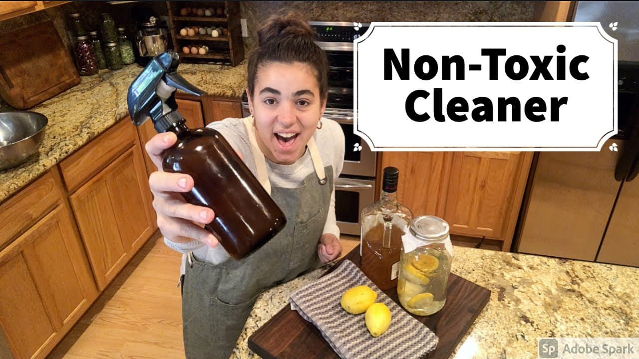 Cover Image for Youtube video: Homemade All-Purpose Non-Toxic Cleaner