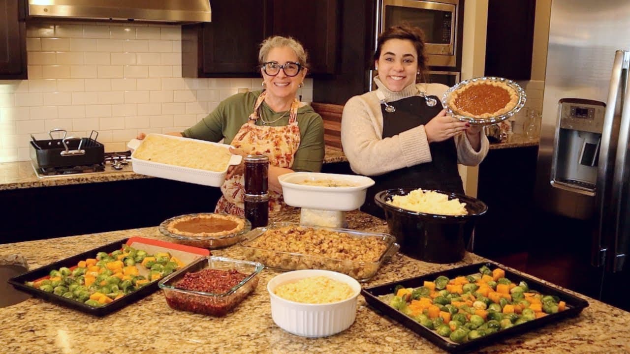 Cover Image for Youtube video: Preparing a Whole Thanksgiving Feast from Scratch the Easy Way!