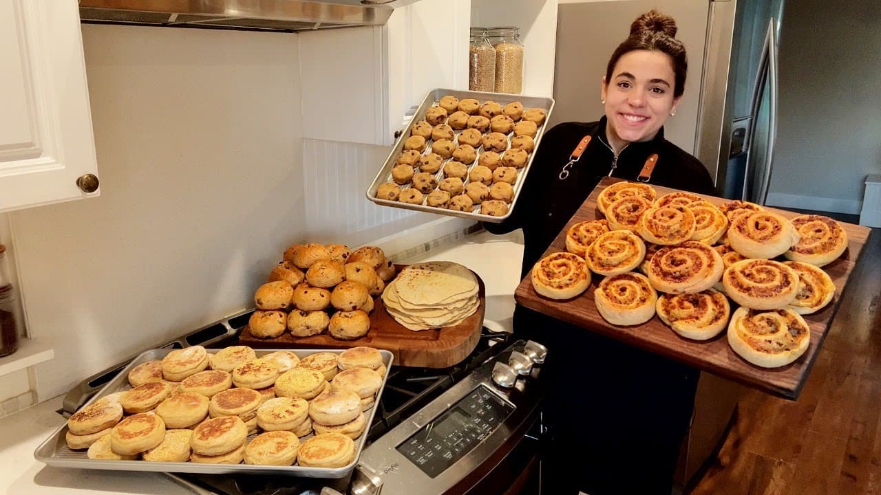 Cover Image for Youtube video: Epic Freezer Meals Prep Day to Make Life EASIER Postpartum!