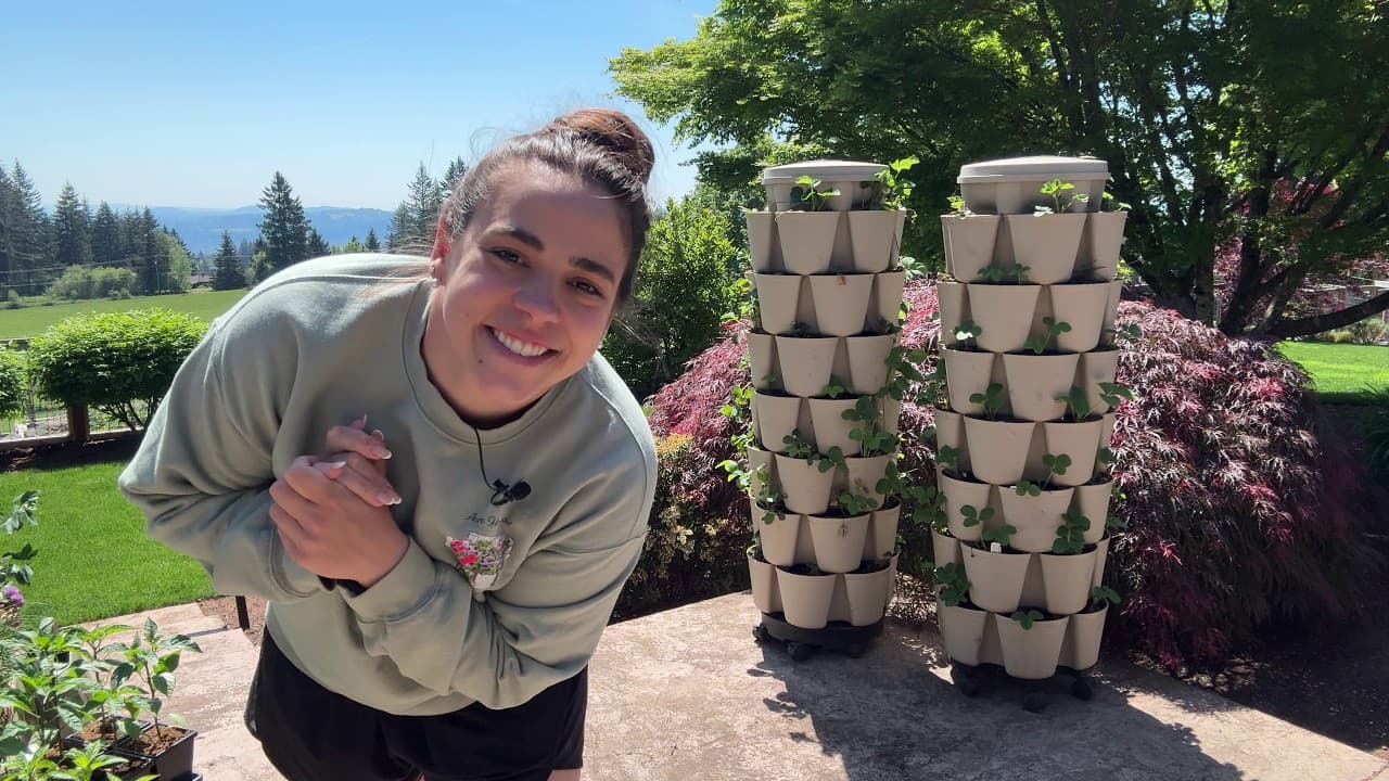 Cover Image for Youtube video: GreenStalk Garden Giveaway Drawing and Winner Announcement