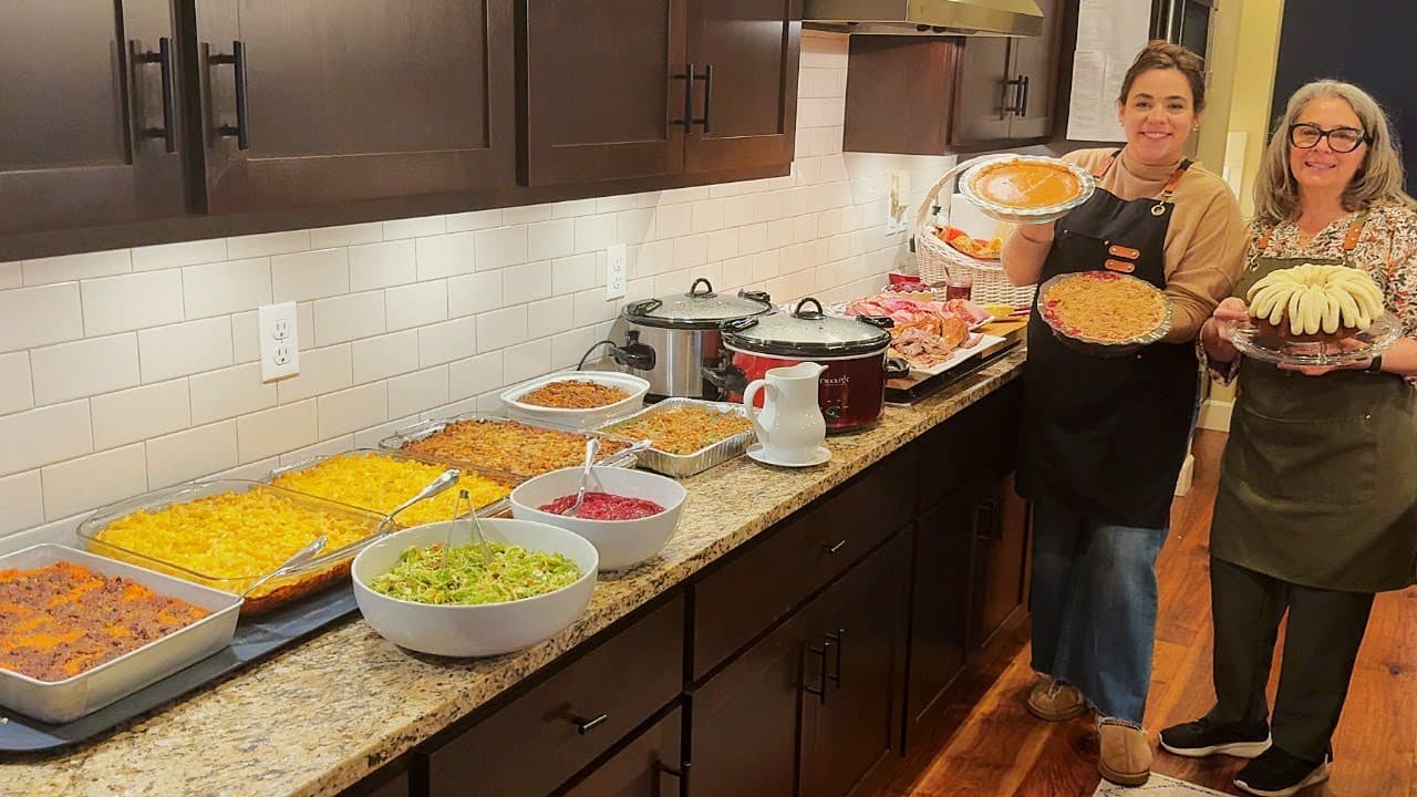Cover Image for Youtube video: Cooking a FULL Thanksgiving Dinner for 30+ People… From Scratch! Start to Finish!