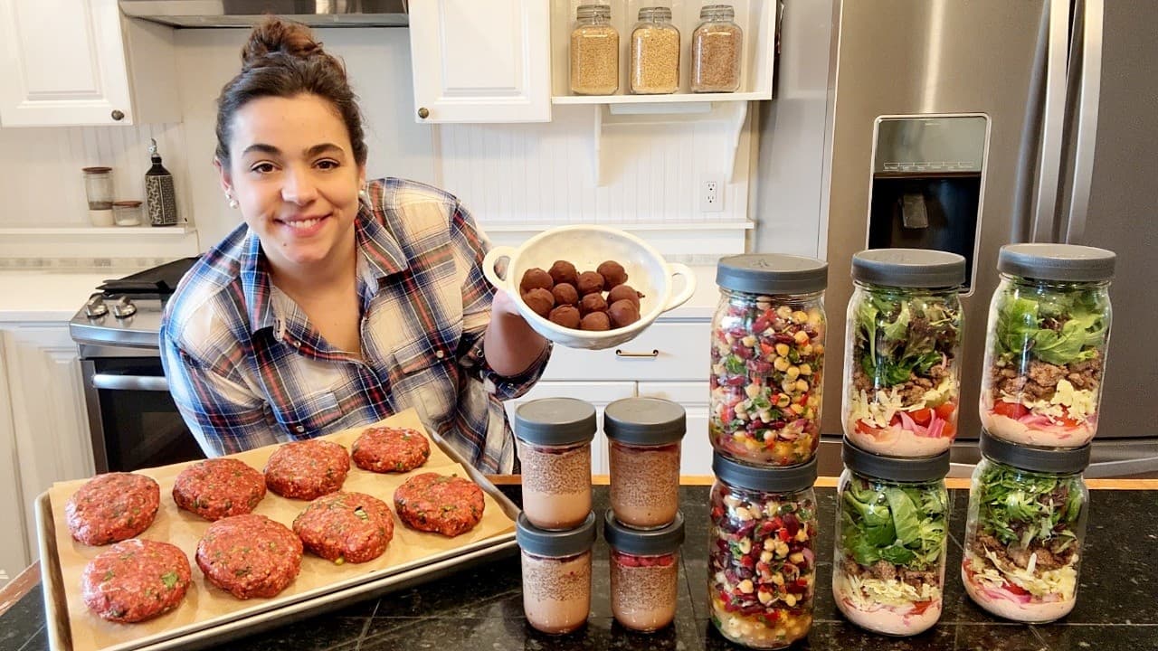 Cover Image for Youtube video: Setting My Self Up for Success with Easy, Protein-rich Meals & Snacks